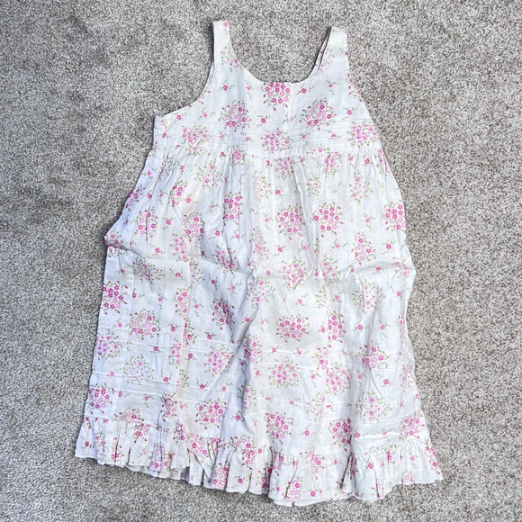 American Girl Other - Vintage American Girl Bitty Baby Linen Blend Pink Floral Dress 5